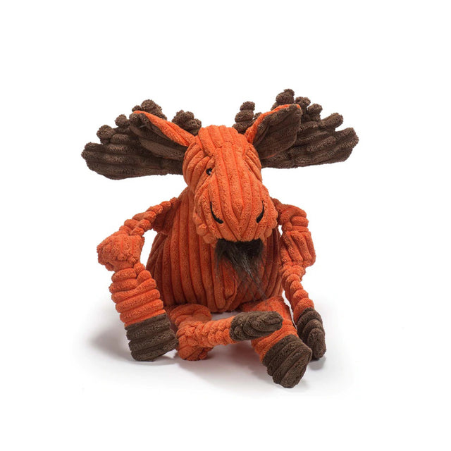 HuggleHounds Hundespielzeug Knottie | Morris the Moose Stoffspielzeug