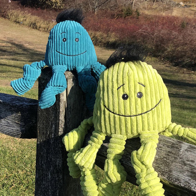 HuggleHounds Hundespielzeug Knottie | Octavie the Octopus Stoffspielzeug