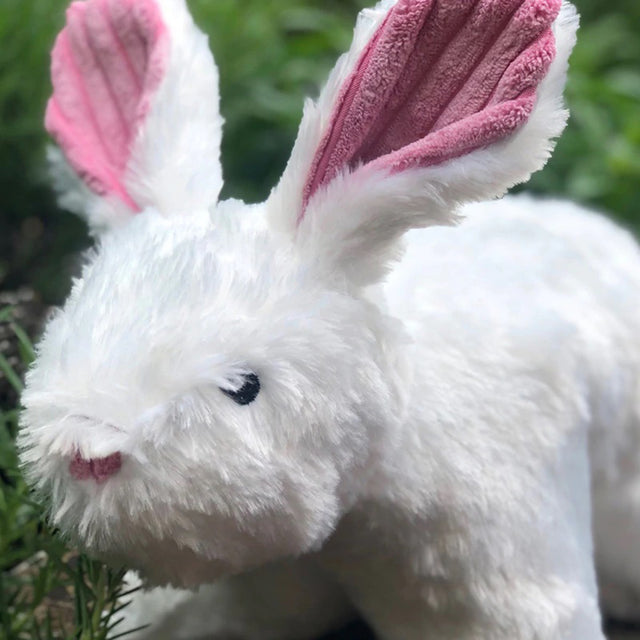 HuggleHounds Hundespielzeug Squooshie | Bunny Stoffspielzeug