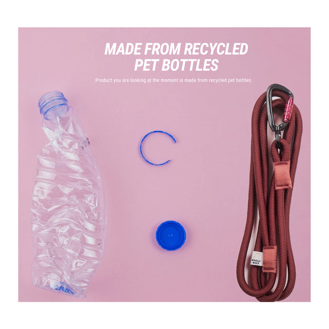 Woolly Wolf Hundeleine Tau | Juicy Plum Hundeleine