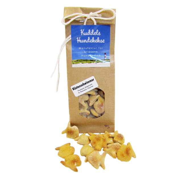 Kuddels Hundekekse Hundekekse, Küstenschwimmer, 80g Hundekeks