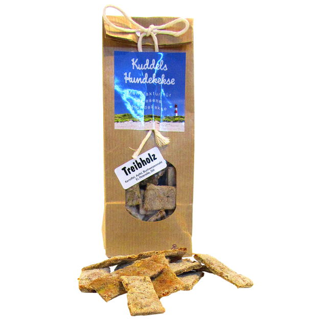 Kuddels Hundekekse Hundekekse, Treibholz, 80g Hundekeks