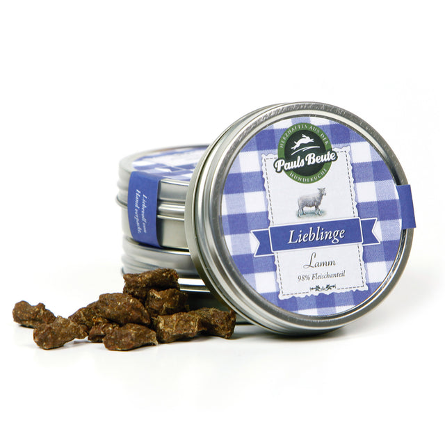 Pauls Beute Hundeleckerli Lieblinge Lamm, 35g Fleischsnacks