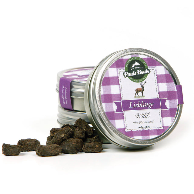 Pauls Beute Hundeleckerli Lieblinge, Wild Fleischsnacks 35 g