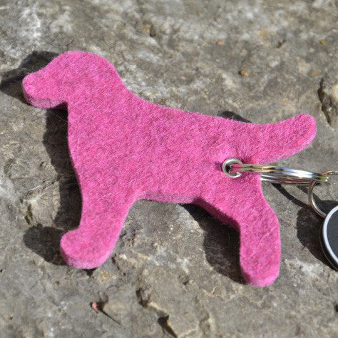 Treusinn Schlüsselanhänger Filz | Hund Accessoires