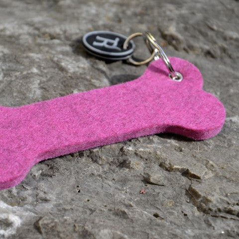 Treusinn Schlüsselanhänger Filz | Knochen Accessoires