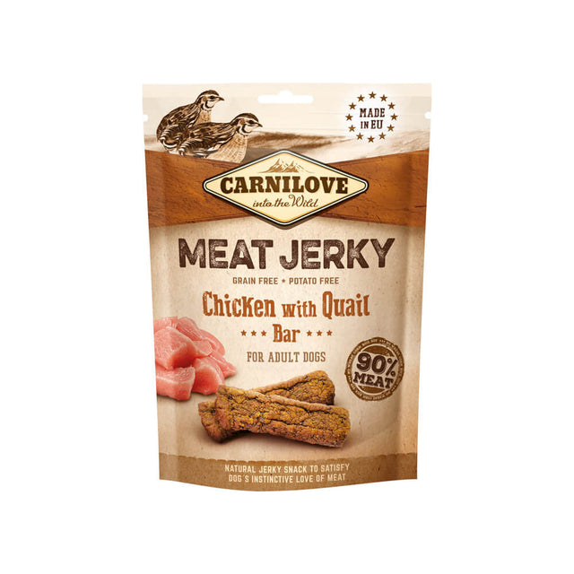Carnilove Meat Jerky Bar | Chicken with Quail, 100g Fleischsnacks
