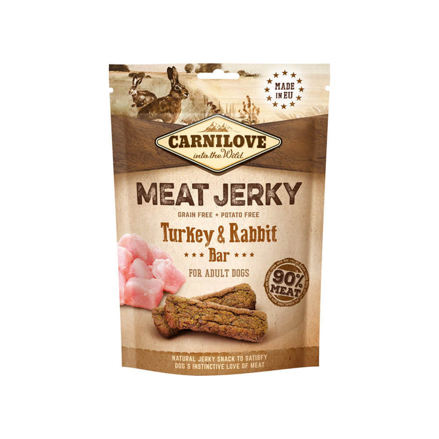 Carnilove Meat Jerky Bar | Turkey & Rabbit, 100g Fleischsnacks