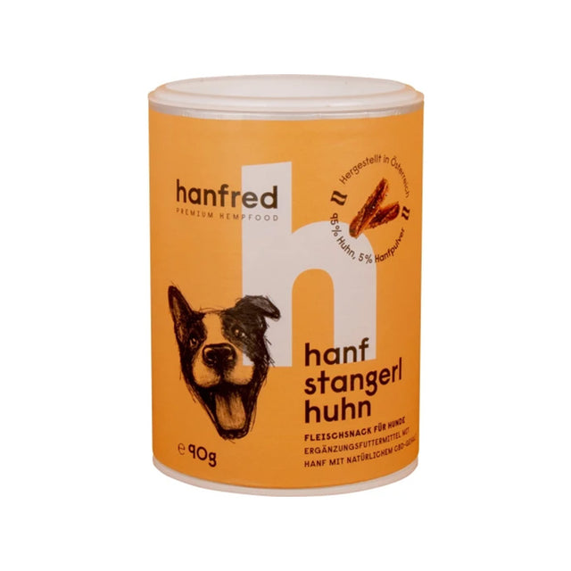 Hanfred Hanf Stangerl | Huhn, 90g Funktionssnack