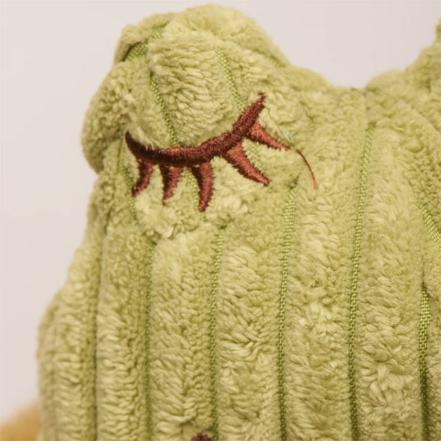 HuggleHounds Hundespielzeug HuggleFleece | Fiona the Frog Stoffspielzeug