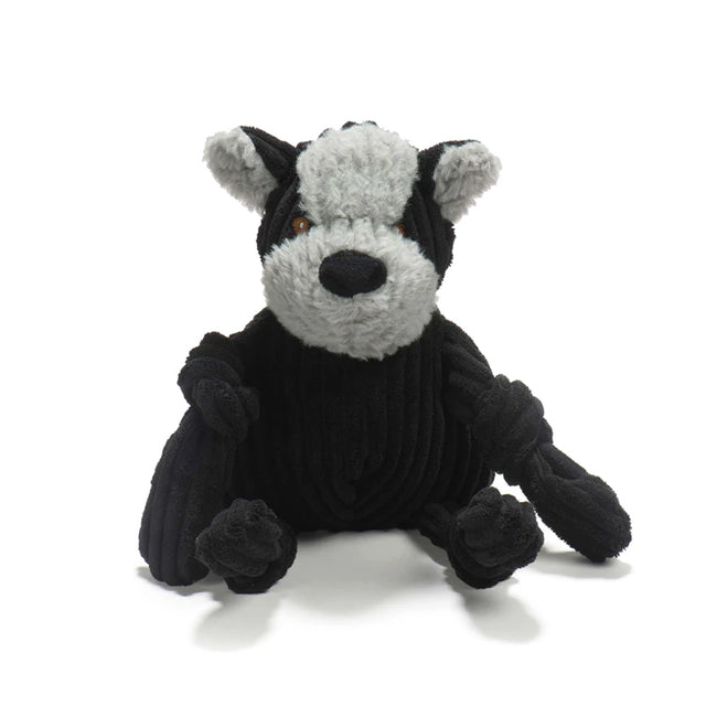 HuggleHounds Hundespielzeug Knottie | Bruiser Stoffspielzeug