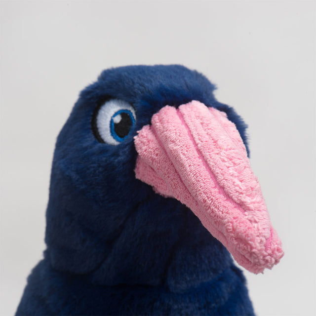 HuggleHounds Hundespielzeug Knottie | Fuzzy Flock - Kiwi Stoffspielzeug