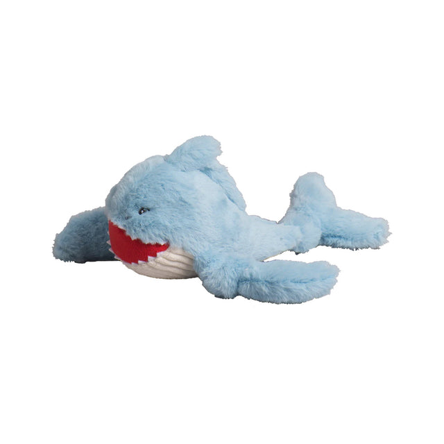 HuggleHounds Hundespielzeug Knottie | Finn the Shark Stoffspielzeug