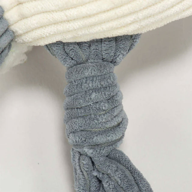 HuggleHounds Hundespielzeug Knottie | Roscoe the Dog Stoffspielzeug