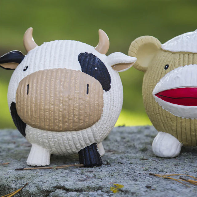 HuggleHounds Hundespielzeug Ruff-Tex | Dottie the Cow Hundespielzeug