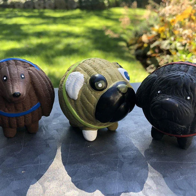 HuggleHounds Hundespielzeug Ruff-Tex | Puggiet the Pug Hundespielzeug