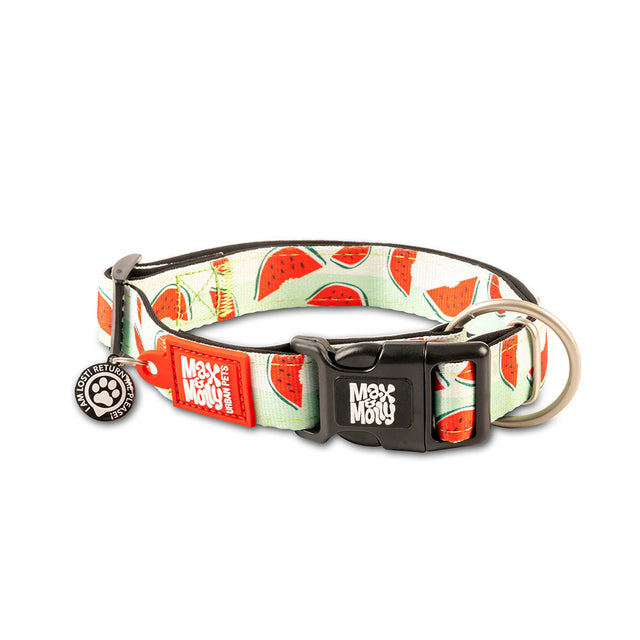 Max & Molly Urban Pets Hundehalsband | GOTCHA! Smart ID, Watermelon Hundehalsband