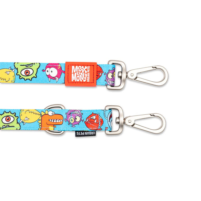 Max & Molly Urban Pets Hundeleine | Multi-Function Leash, Little Monsters Hundeleine