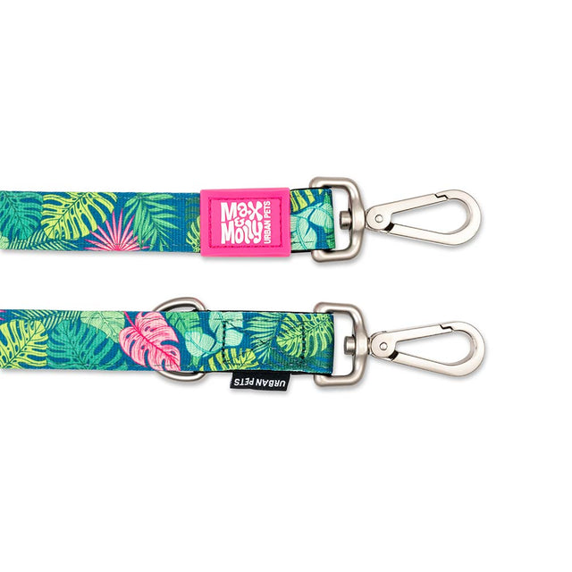 Max & Molly Urban Pets Hundeleine | Multi-Function Leash, Tropical Hundeleine