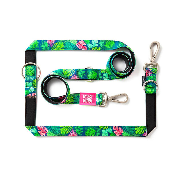 Max & Molly Urban Pets Hundeleine | Multi-Function Leash, Tropical Hundeleine