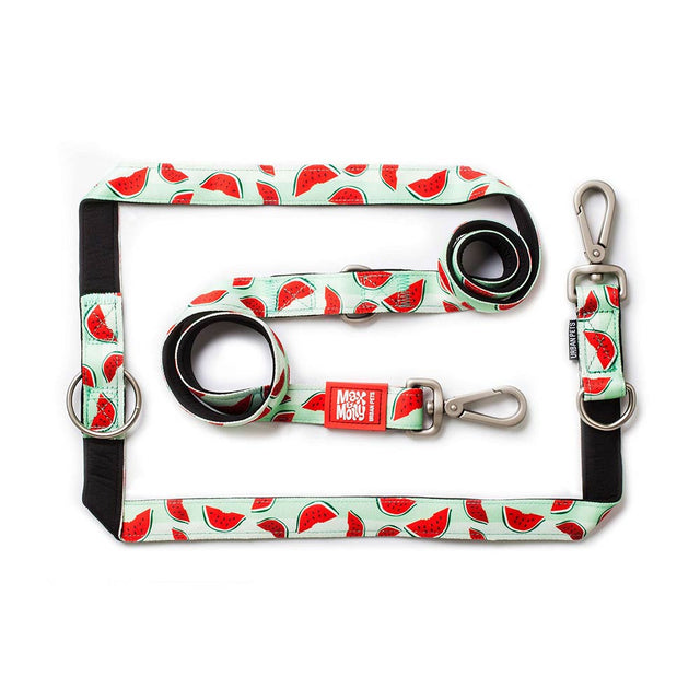 Max & Molly Urban Pets Hundeleine | Multi-Function Leash, Watermelon Hundeleine