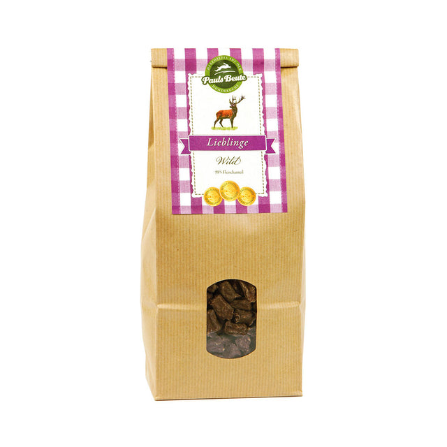 Pauls Beute Hundeleckerli Lieblinge, Wild Fleischsnacks 500 g