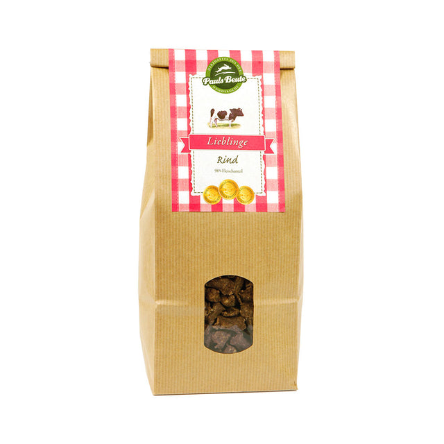 Pauls Beute Hundeleckerli Lieblinge, Rind Fleischsnacks 500 g
