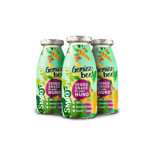 SmoothieDog Hundesmoothie, Gemüsebeet Veggie 1 x 250 ml