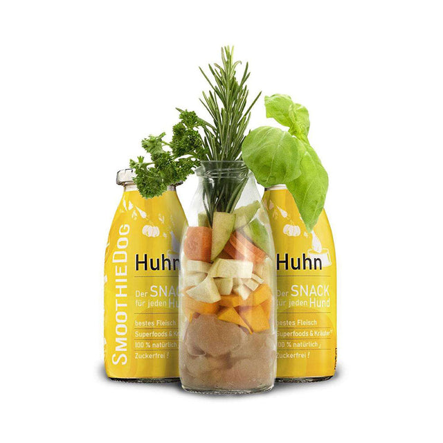 SmoothieDog Hundesmoothie, Huhn Fleischsnacks