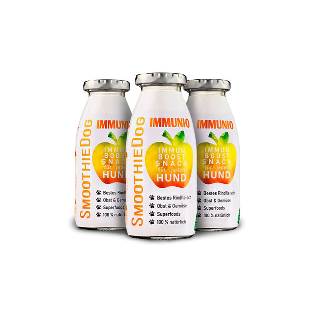 SmoothieDog Hundesmoothie, Immunio Rind Fleischsnacks 1 x 250 ml
