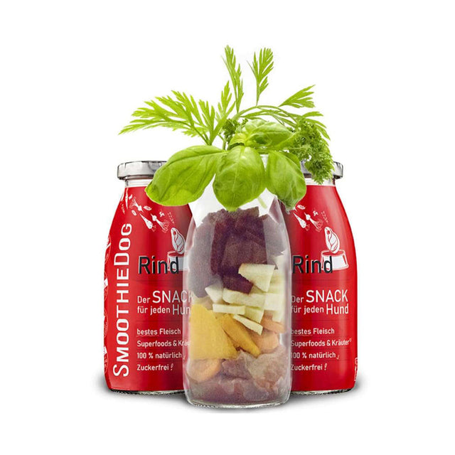 SmoothieDog Hundesmoothie, Rind Fleischsnacks