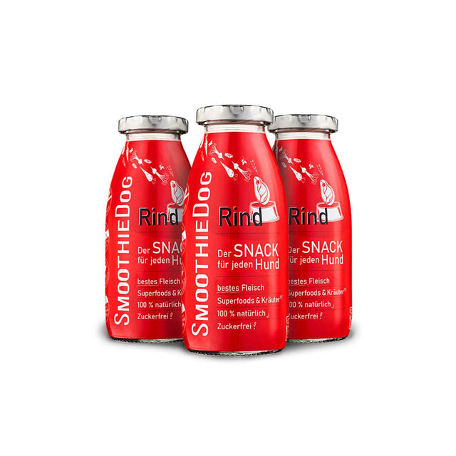 SmoothieDog Hundesmoothie, Rind Fleischsnacks