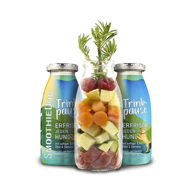 SmoothieDog Hundesmoothie, Trinkpause Ente Fleischsnacks
