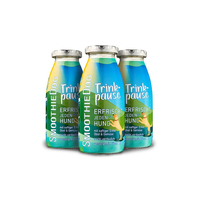 SmoothieDog Hundesmoothie, Trinkpause Ente Fleischsnacks 1 x 250 ml