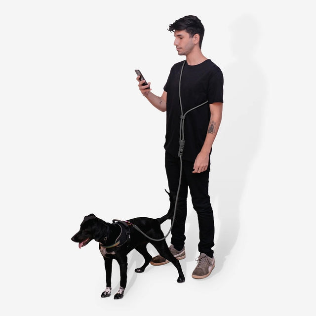 Zee.Dog Hands-Free Hundeleine, Titanium Grey Hundeleine