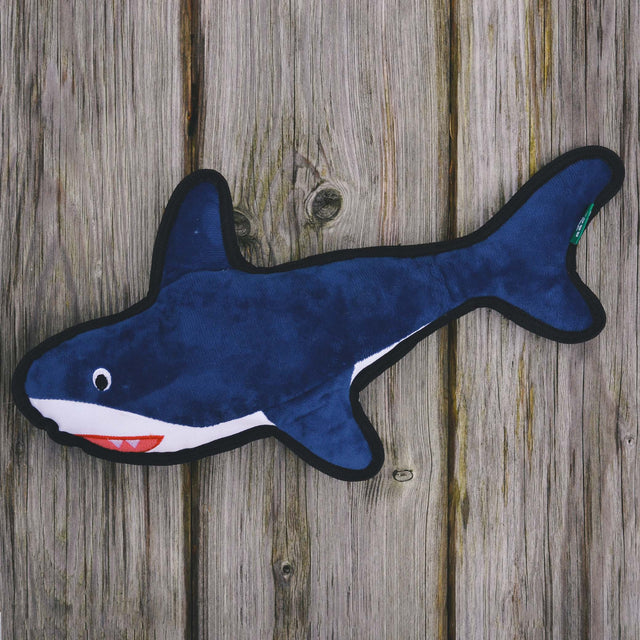 Beco Pets Hundespielzeug Recycled Rough & Tough, Sidney the Shark Stoffspielzeug