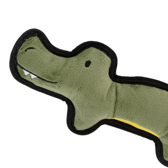 Beco Pets Hundespielzeug Recycled Rough & Tough, Charlie the Crocodile Stoffspielzeug
