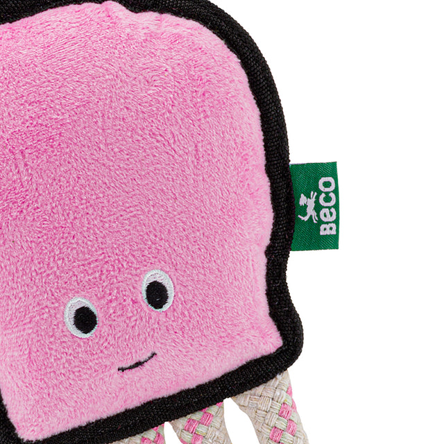 Beco Pets Hundespielzeug Recycled Rough & Tough, Ollie the Octopus Stoffspielzeug