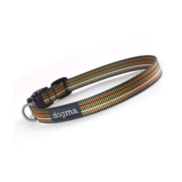 dogma Hundehalsband Little Stripes | Grün Hundehalsband X-Small (25-34cm)