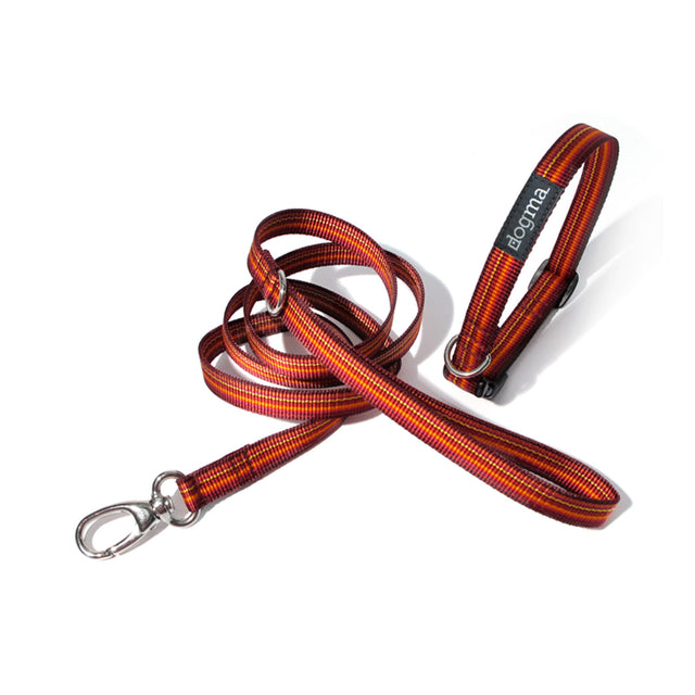 dogma Hundehalsband Little Stripes | Rot Hundehalsband