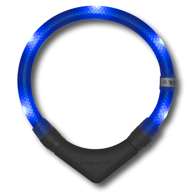 Leuchtie Hunde-Leuchthalsband Plus | Blau Sicherheit