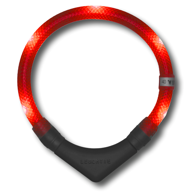 Leuchtie Hunde-Leuchthalsband Plus | Rot Sicherheit