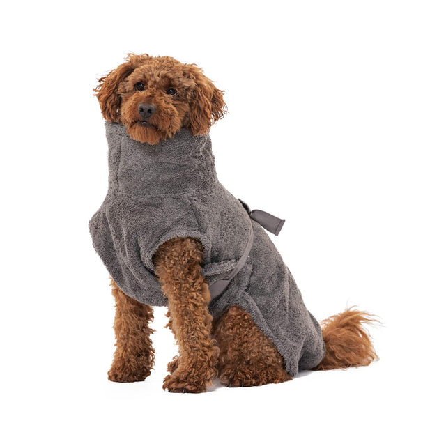 Lill's Hundebademantel | Stone Grey Hundebademantel