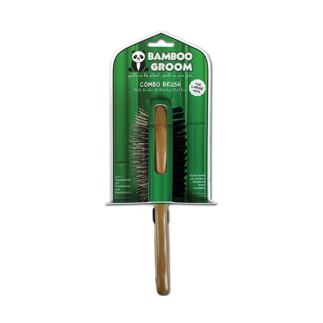 Bamboo Groom 2 in 1 Doppelbürste Bürsten