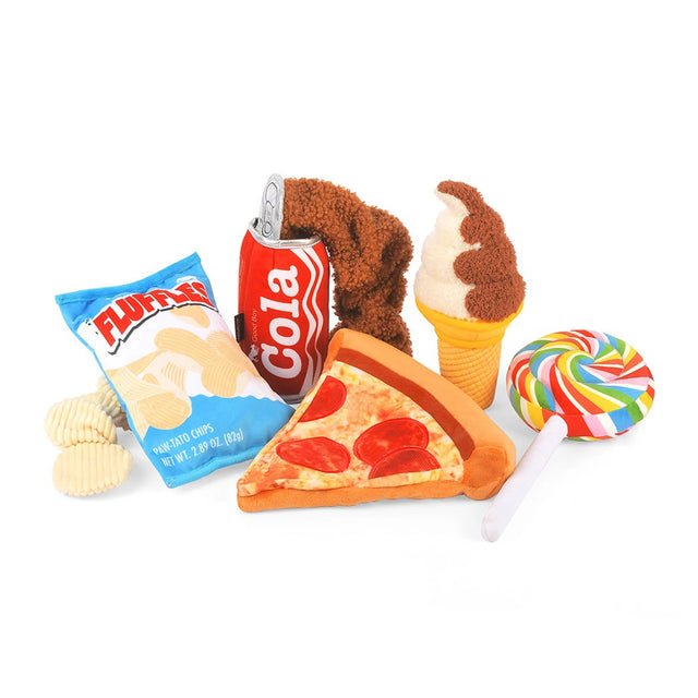 P.L.A.Y. Hundespielzeug, Puppy-roni Pizza Stoffspielzeug