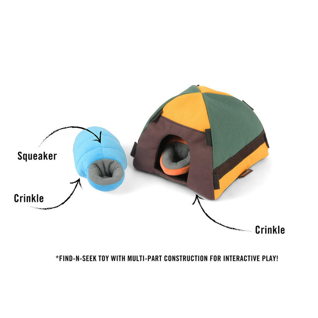 P.L.A.Y. Hundespielzeug | Trailblazing Tent Stoffspielzeug