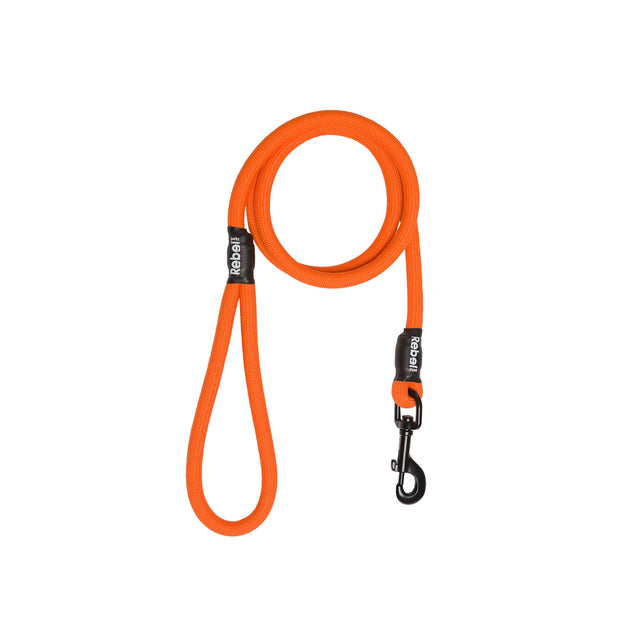 Rebel Petz Standard-Hundeleine Hundeleine orange 140 cm / Ø 8 mm