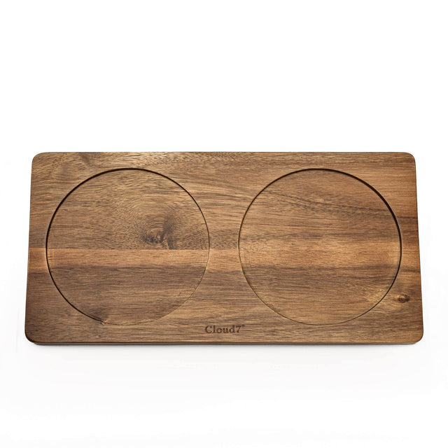 Cloud7 Napfunterlage Dog Station | Akazienholz Napf Medium