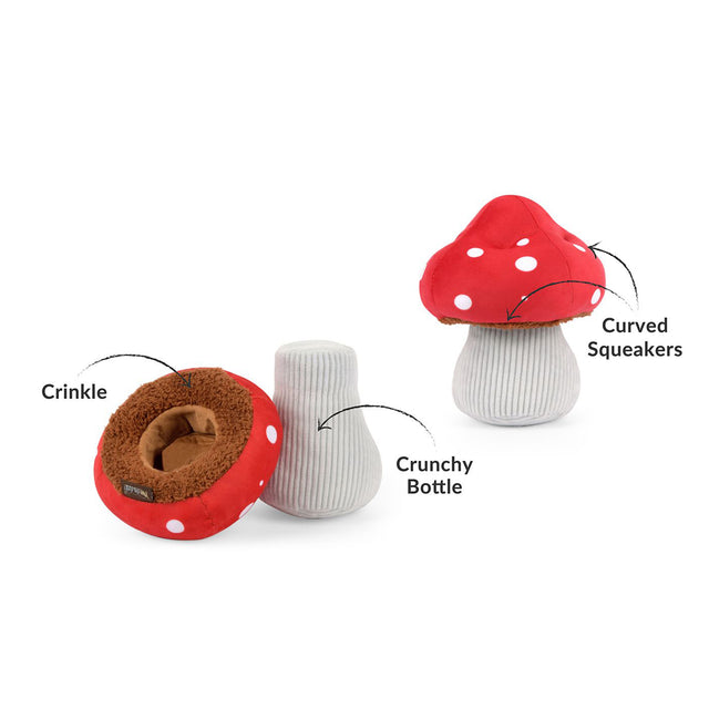 P.L.A.Y. Hundespielzeug | Mutt's Mushroom Stoffspielzeug