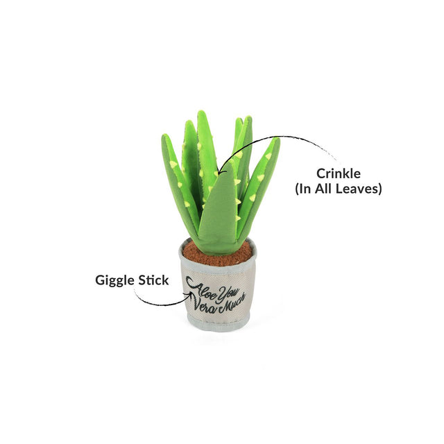 P.L.A.Y. Hundespielzeug | Aloe-ve You Plant Stoffspielzeug